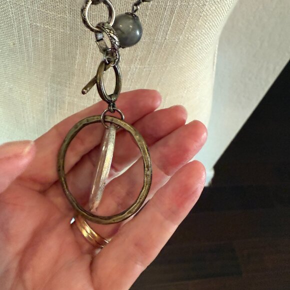 WWI Victory Medal on Beaded Necklace - Picture 5 of 10